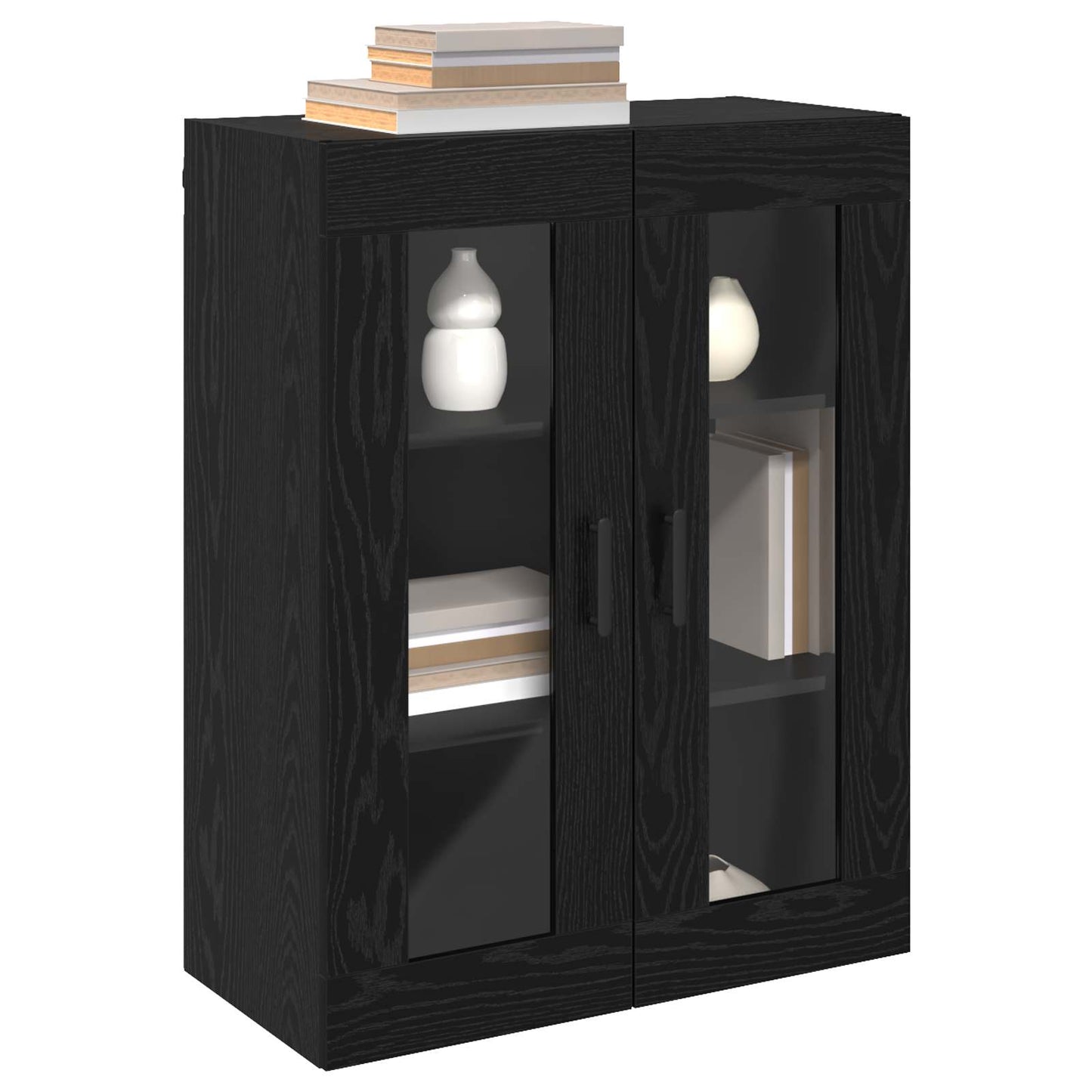 Sideboard Sort eg 69,5 x 34 x 90 cm Konstrueret træ