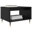 Sofabord Sort eg 60 x 50 x 40 cm Konstrueret træ
