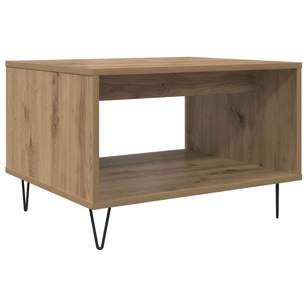 Sofabord artisan eg 60 x 50 x 40 cm Konstrueret træ