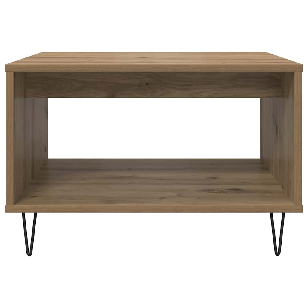 Sofabord artisan eg 60 x 50 x 40 cm Konstrueret træ