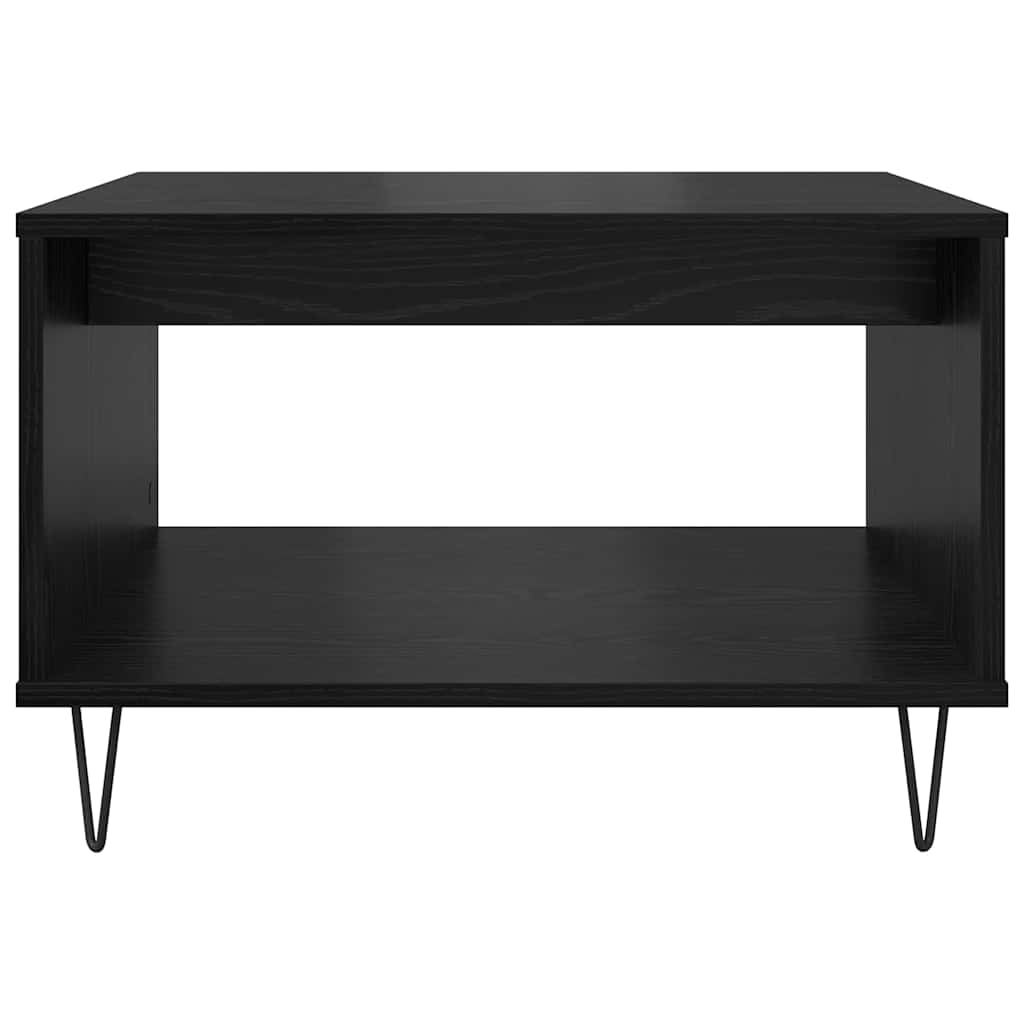 Sofabord Sort eg 60 x 50 x 40 cm Konstrueret træ