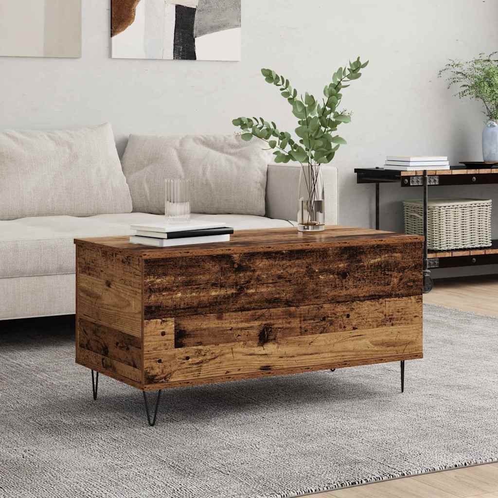 Sofabord Gammelt træ 90 x 44.5 x 45 cm Konstrueret træ