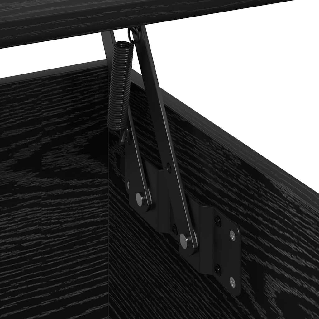 Sofabord Sort eg 90 x 44.5 x 45 cm Konstrueret træ
