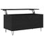 Sofabord Sort eg 90 x 44.5 x 45 cm Konstrueret træ