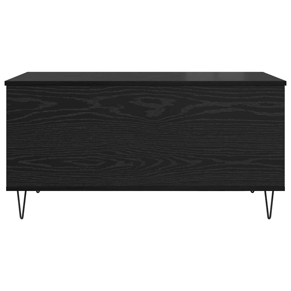 Sofabord Sort eg 90 x 44.5 x 45 cm Konstrueret træ