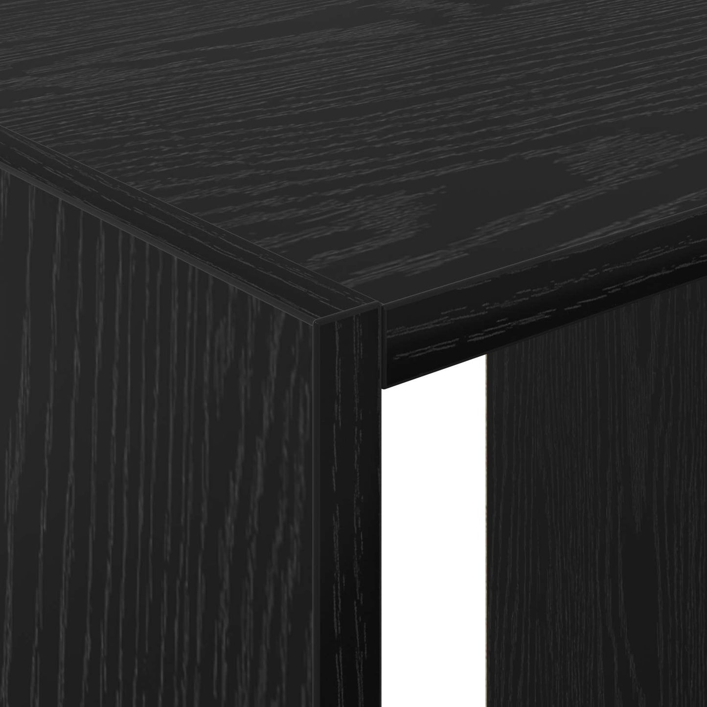 Garderobeskab Sort eg 77 x 48 x 102 cm Konstrueret træ