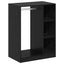 Garderobeskab Sort eg 77 x 48 x 102 cm Konstrueret træ