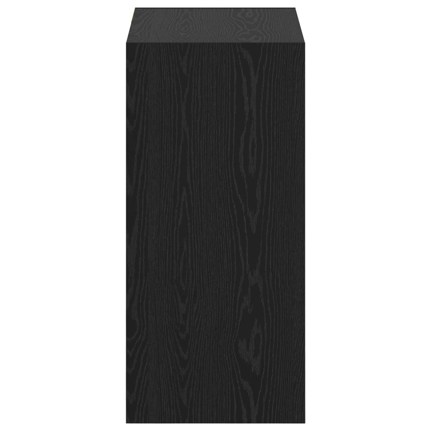 Garderobeskab Sort eg 77 x 48 x 102 cm Konstrueret træ
