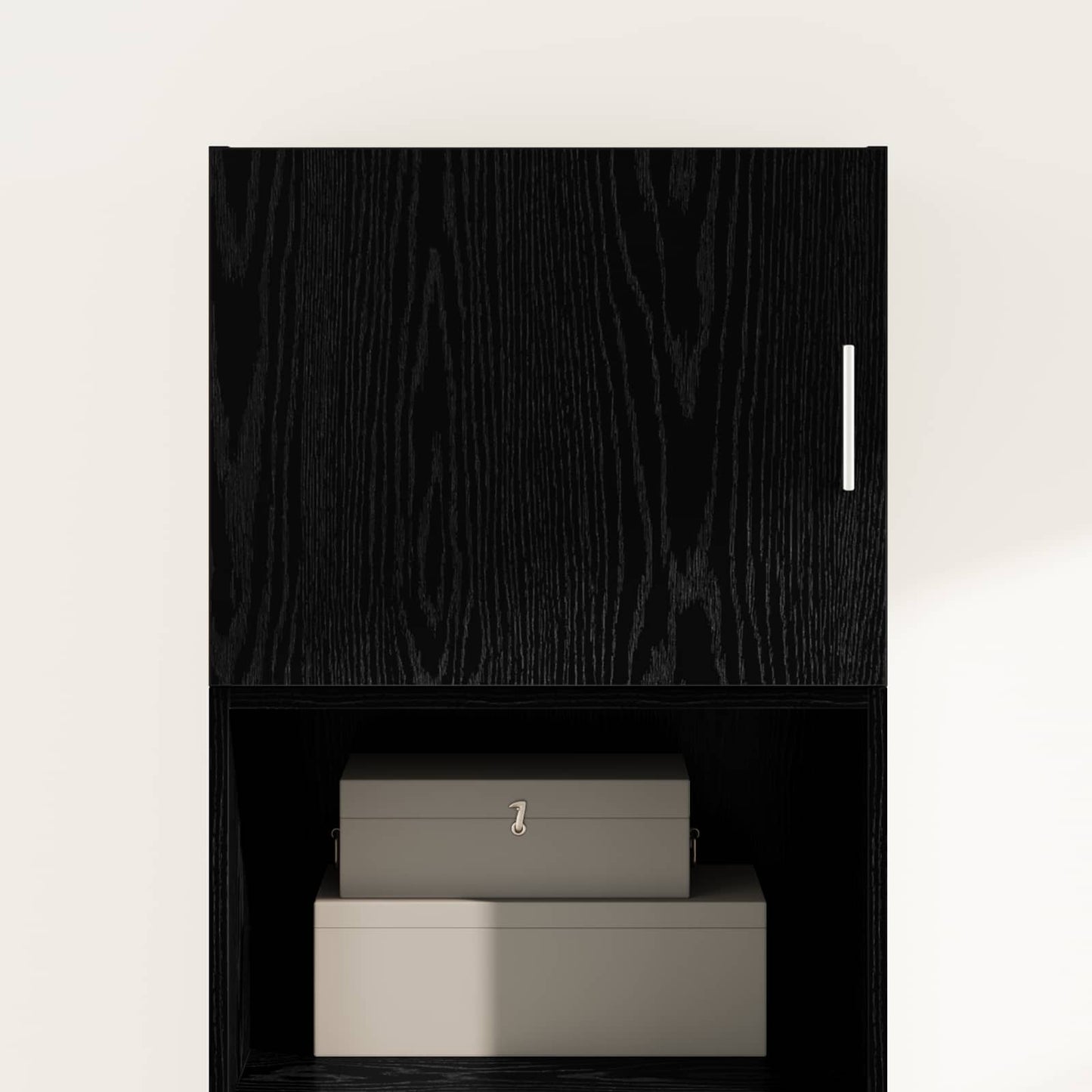 Vægskab Sort eg 50 x 42,5 x 40 cm Konstrueret træ