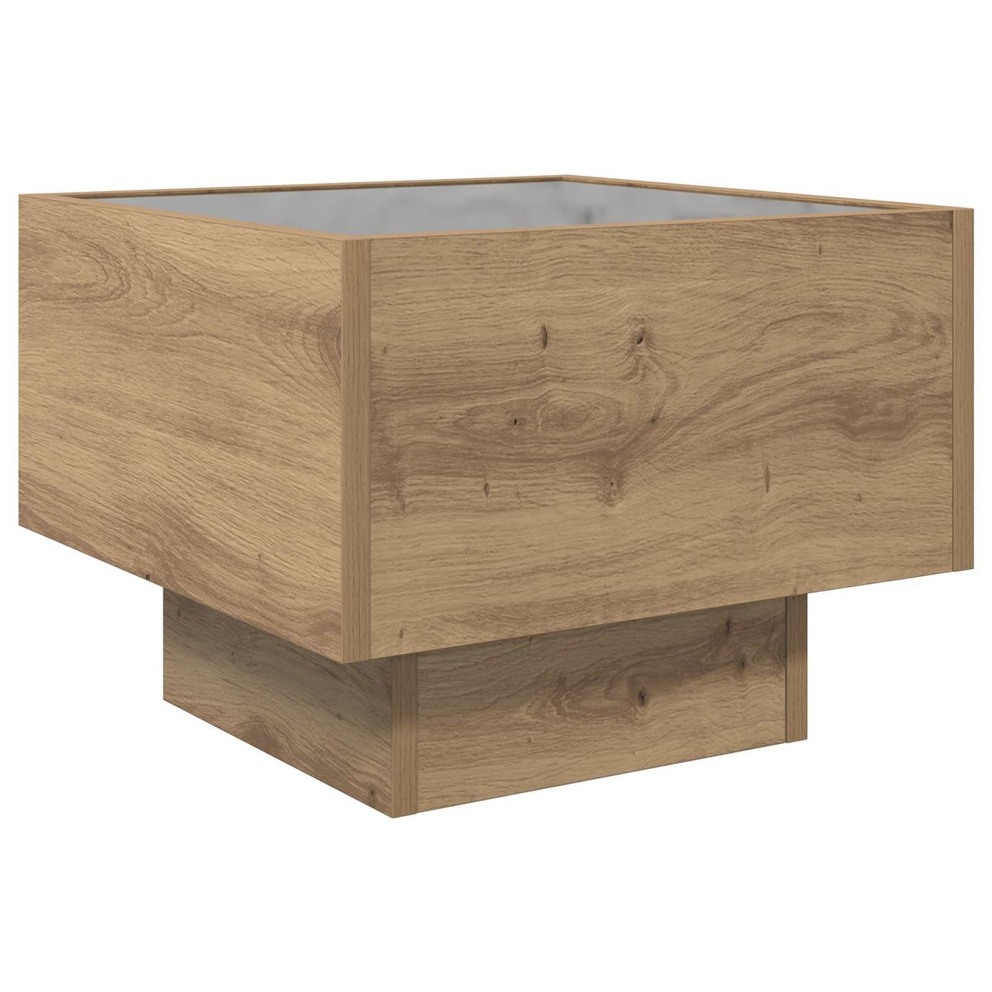 Sofabord artisan eg 40 x 40 x 30 cm Konstrueret træ
