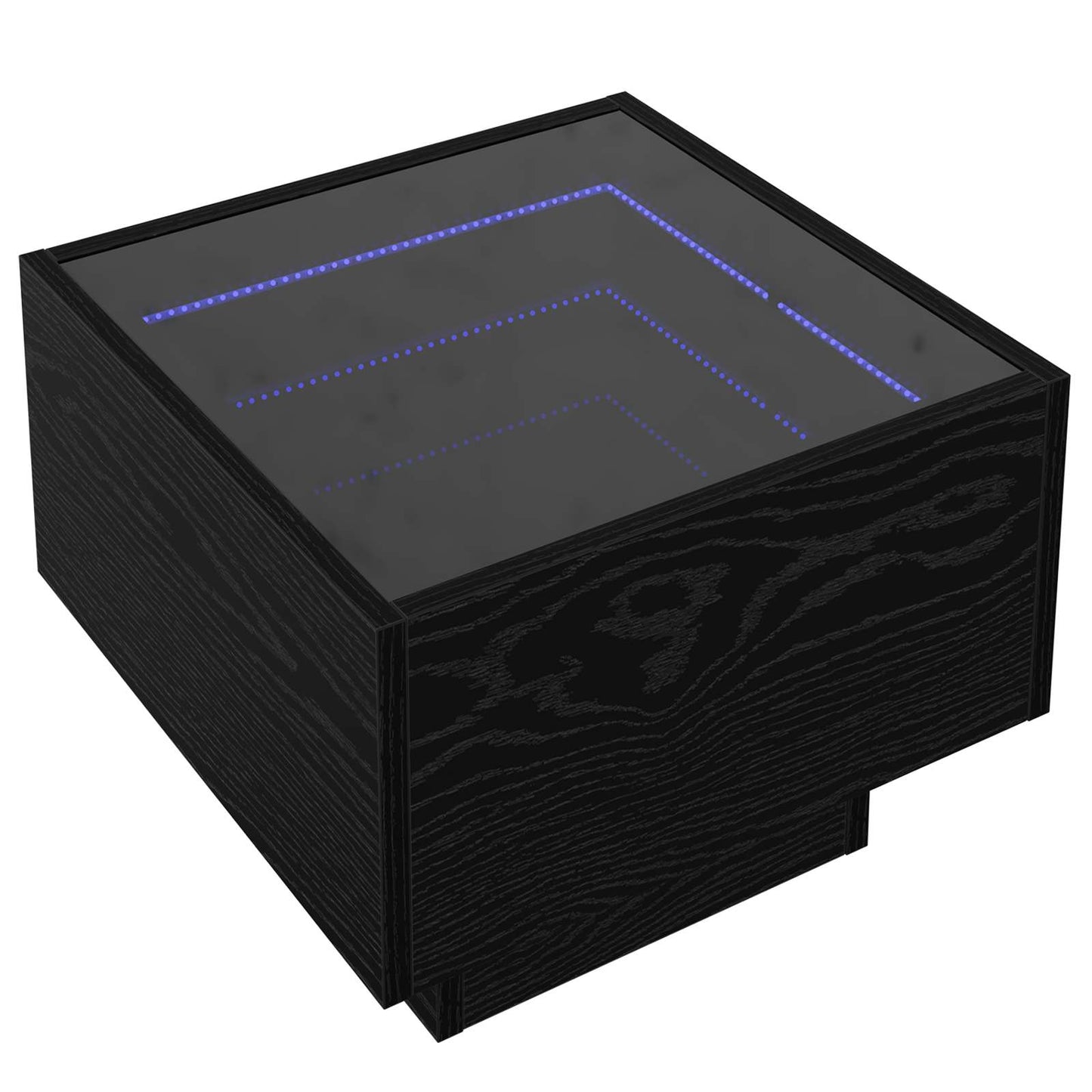 Sofabord Sort eg 40 x 40 x 30 cm Konstrueret træ