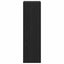 Rumdivider boghylde Sort eg 99 x 29 x 99 cm Konstrueret træ