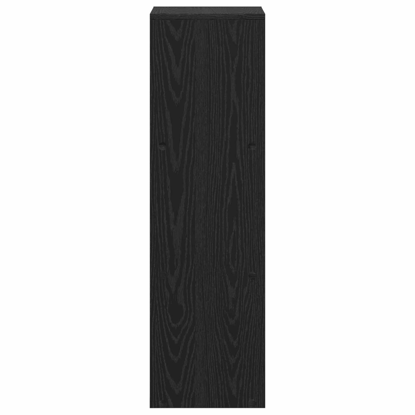 Rumdivider boghylde Sort eg 99 x 29 x 99 cm Konstrueret træ