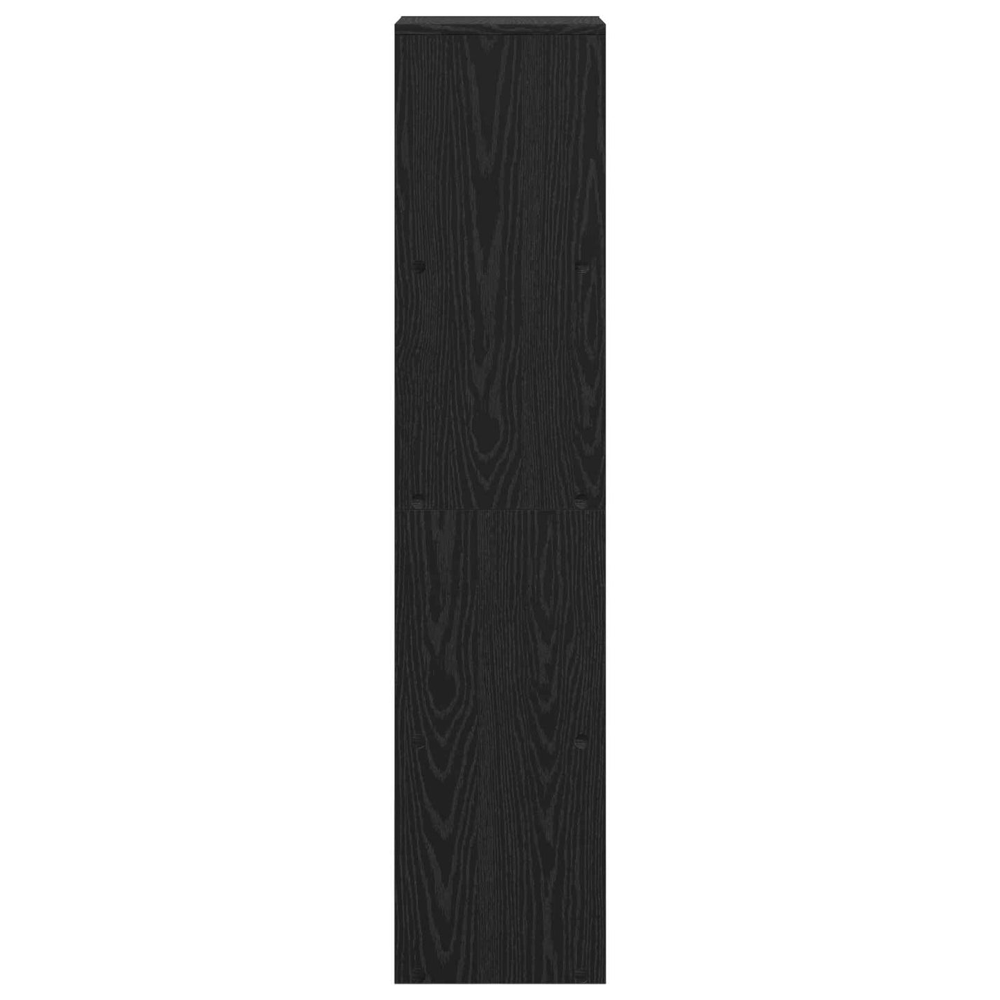 Rumdivider boghylde Sort eg 131,5 x 29 x 131,5 cm