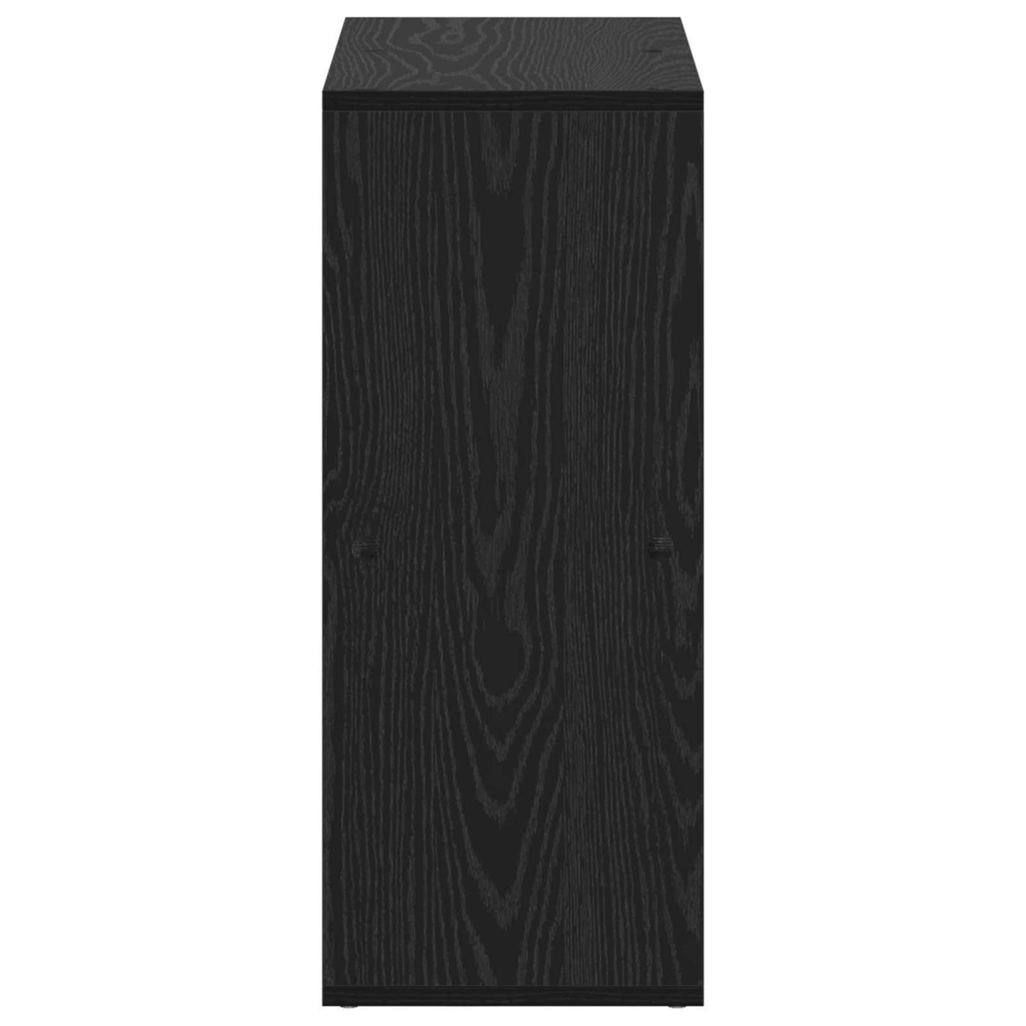 Bogskab 4 niveauer 69,5 x 29 x 69,5 cm Konstrueret træ Sort eg