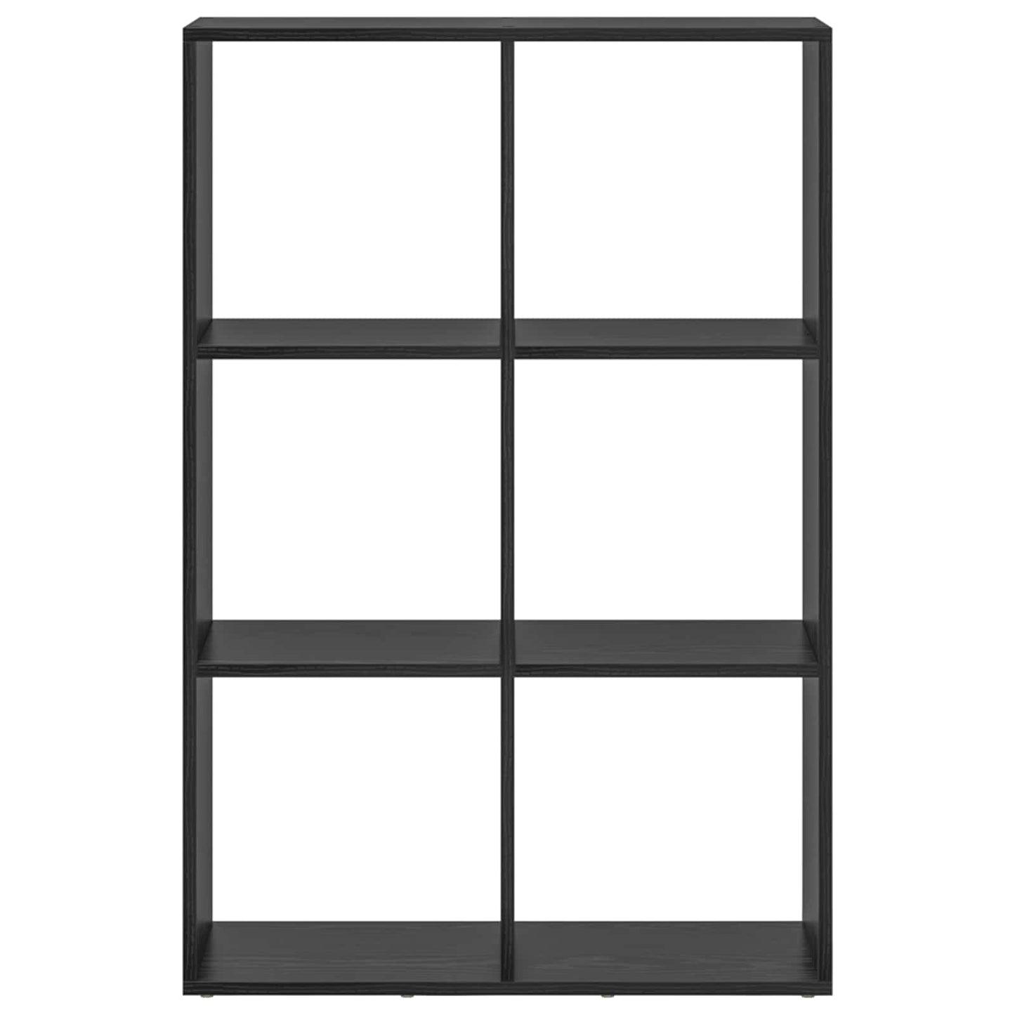 Bogskab Sort eg 69,5 x 29 x 103,5 cm Konstrueret træ