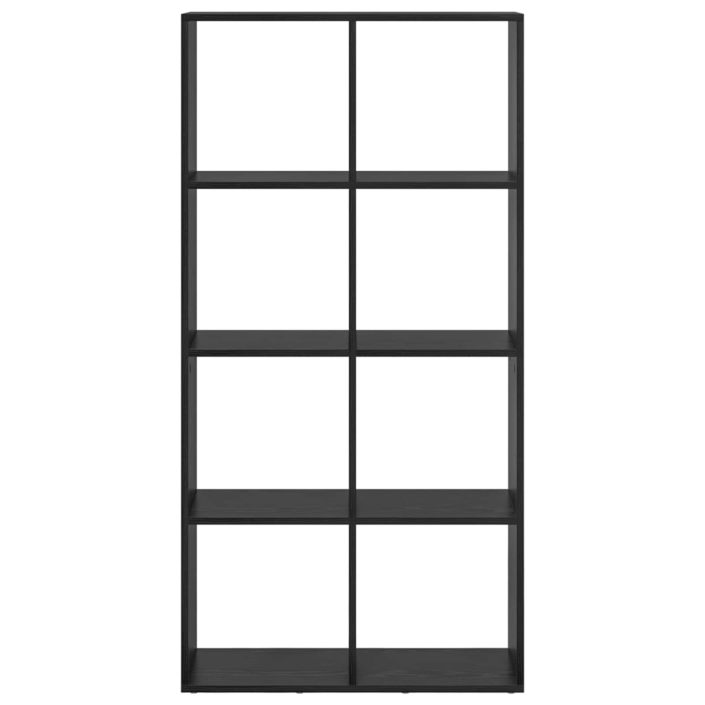 Bogskab Sort eg 69,5 x 29 x 137,5 cm Konstrueret træ