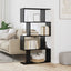 Bogskab Sort eg 70 x 24 x 129 cm Konstrueret træ