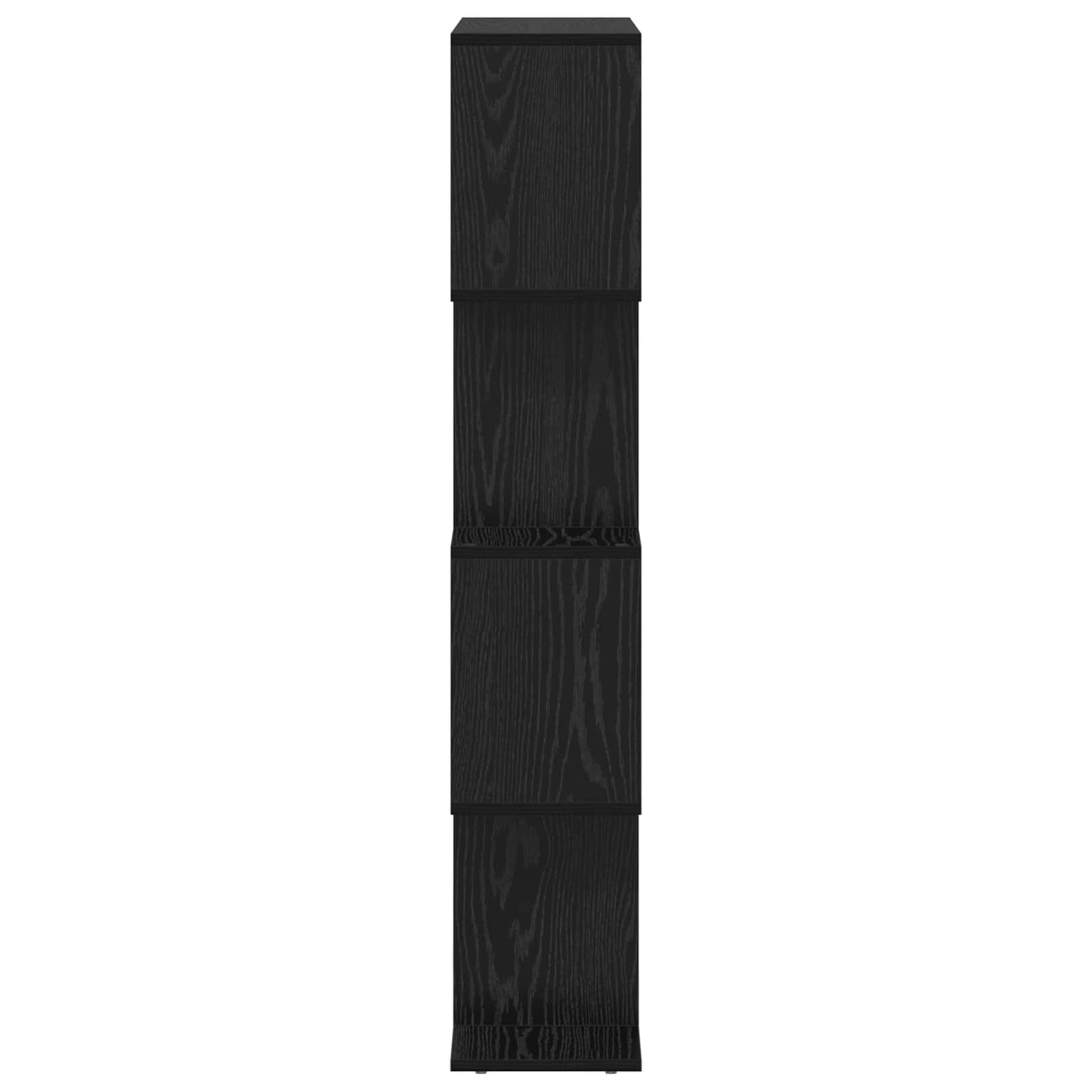 Bogskab Sort eg 70 x 24 x 129 cm Konstrueret træ