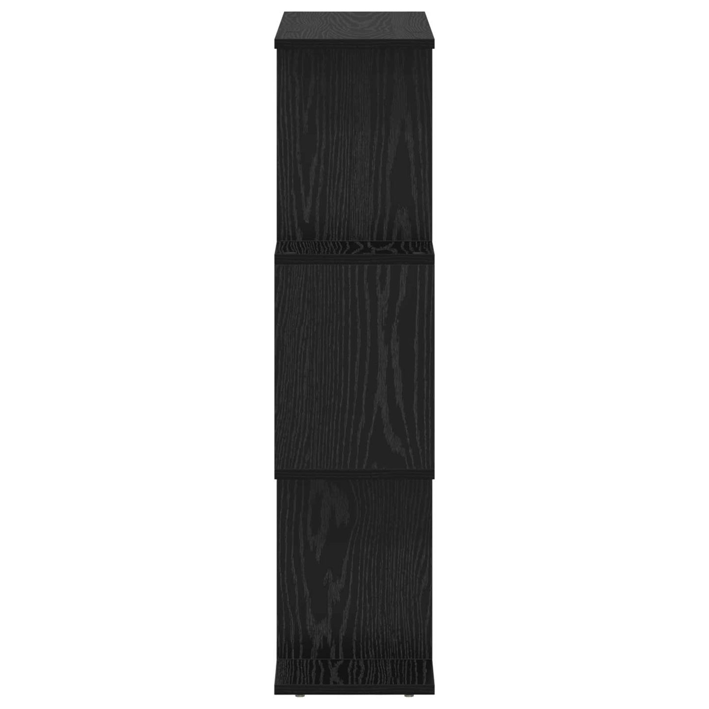 Bogskab Sort eg 70 x 24 x 97 cm Konstrueret træ