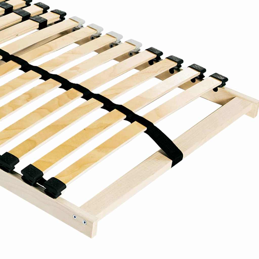 Lamelbund Brun 120 x 190 cm Solid bøg