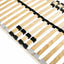 Lamelbund Brun 120 x 190 cm Solid bøg