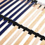 Lamelbund Brun 140 x 190 cm Solid bøg