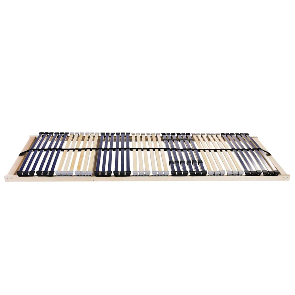 Lamelbund Brun 140 x 190 cm Solid bøg