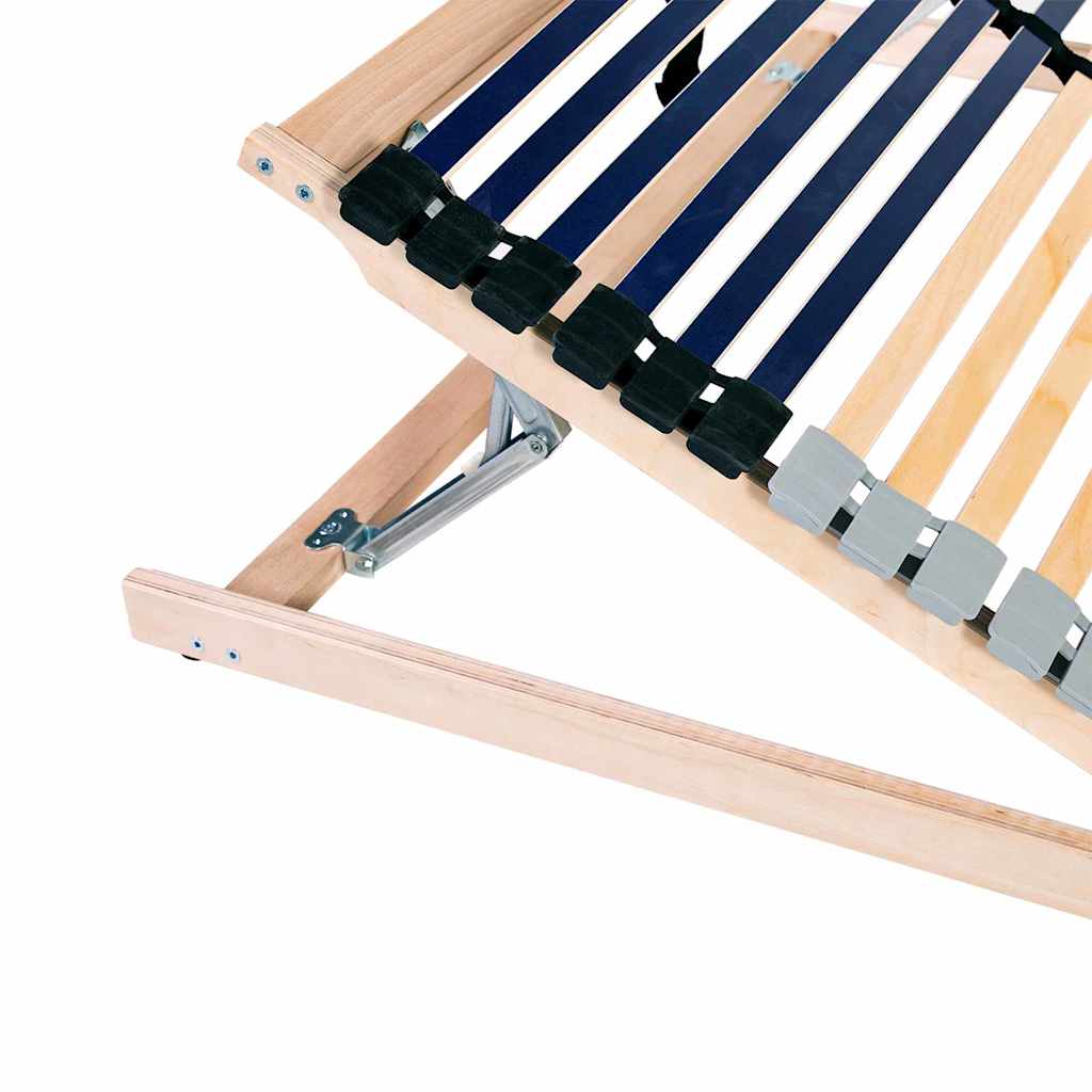 Lamelbund Brun 80 x 190 cm Solid bøg