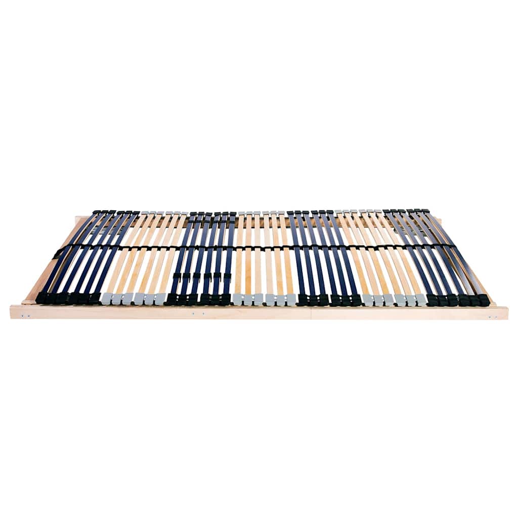Lamelbund Brun 140 x 190 cm Solid bøg