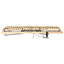 Lamelbund Brun 70 x 190 cm Solid bøg