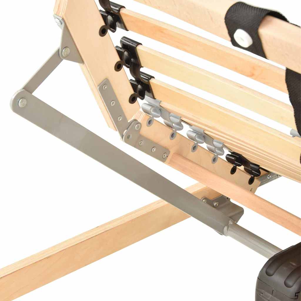 Lamelbund Brun 80 x 190 cm Solid bøg