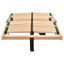 Lamelbund Brun 80 x 190 cm Solid bøg