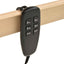 Lamelbund Brun 80 x 190 cm Solid bøg