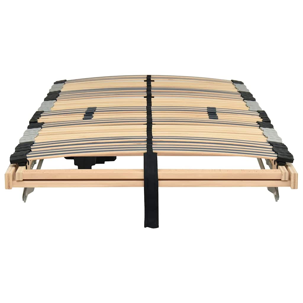 Lamelbund Brun 80 x 190 cm Solid bøg
