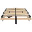 Lamelbund Brun 90 x 190 cm Solid bøg