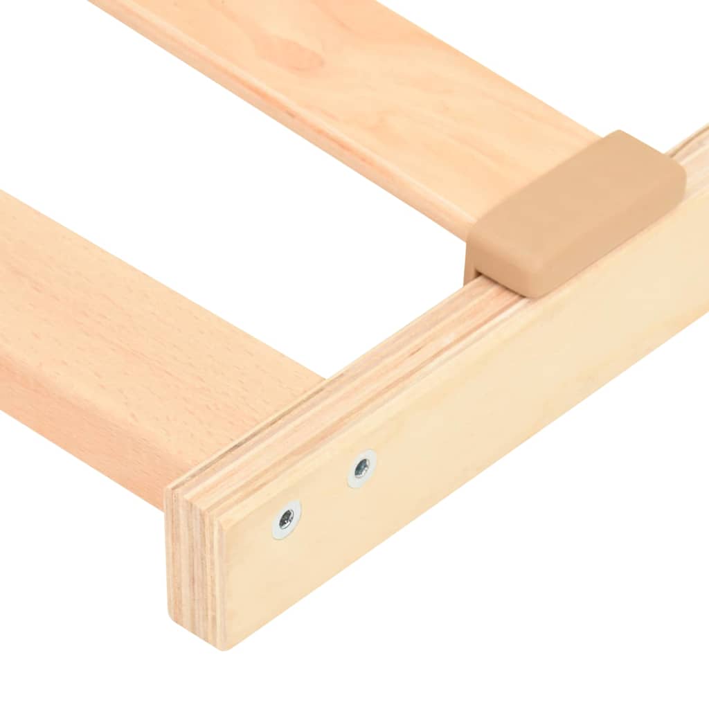 Lamelbund Brun 70 x 190 cm Solid bøg