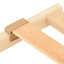 Lamelbund Brun 80 x 190 cm Solid bøg
