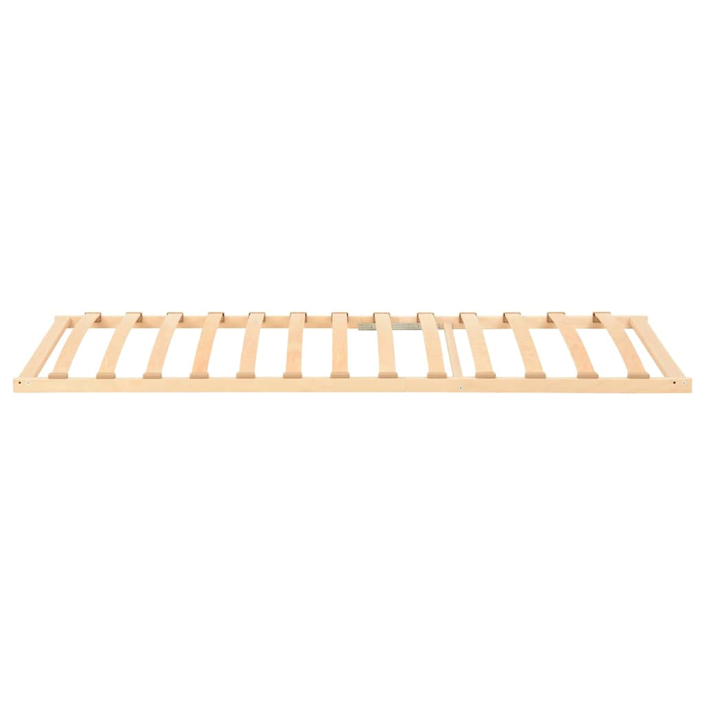 Lamelbund Brun 80 x 190 cm Solid bøg