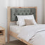 Hovedgærde Andet brun og mørkegrå 75 cm Massivt fyrretræ