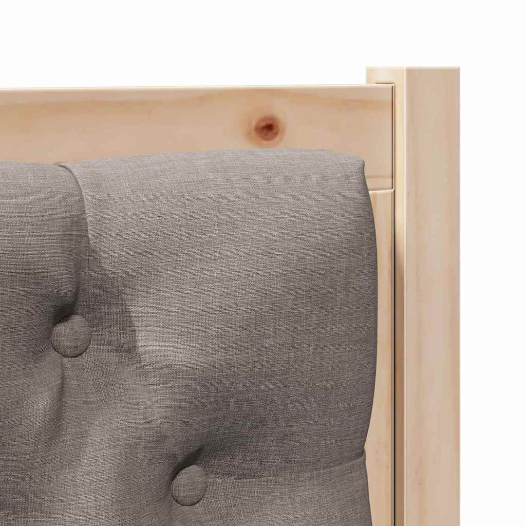 Hovedgærde Andet Brun og taupe 75 cm Massivt fyrretræ