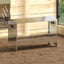 Kyllingefodertrug Sølv 81 x 32 x 53,5 cm Galvaniseret stål