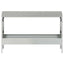 Kyllingefodertrug Sølv 81 x 32 x 53,5 cm Galvaniseret stål