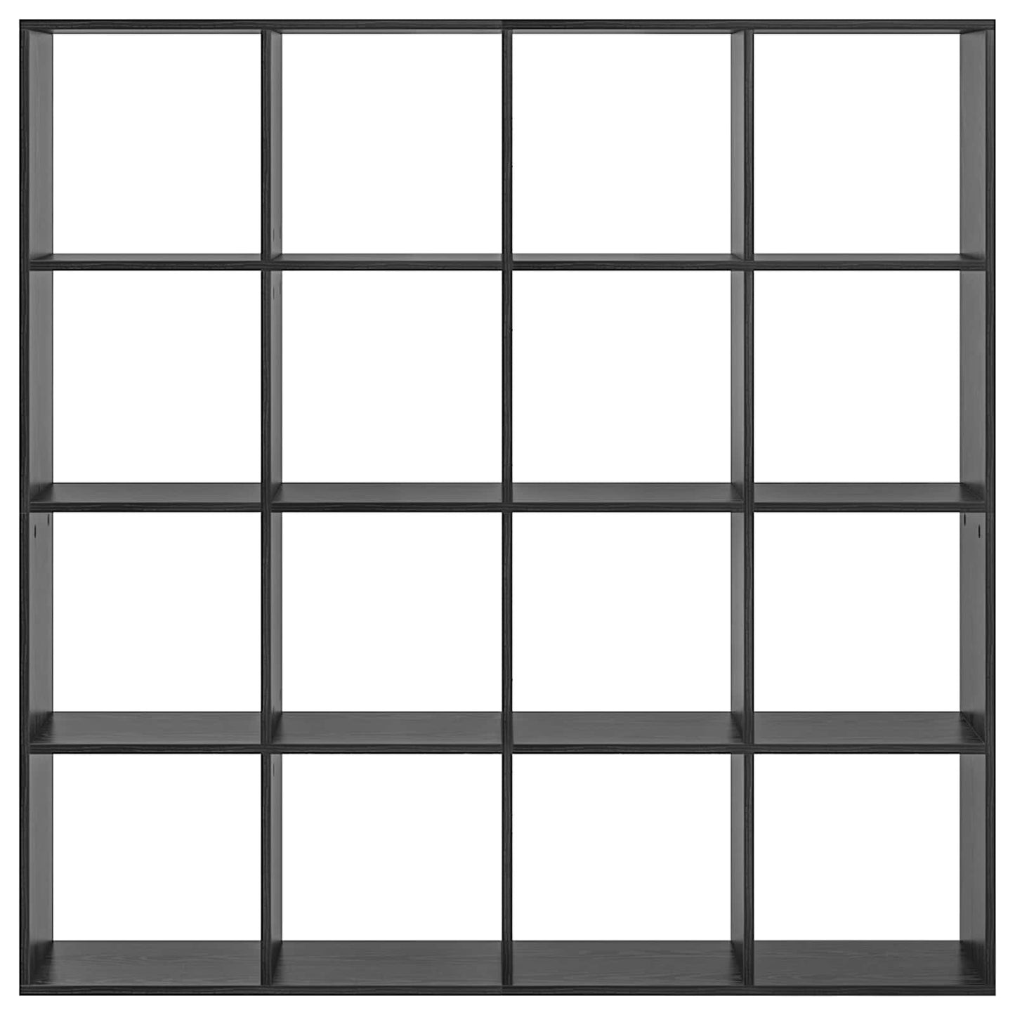 Bogskab Sort eg 137,5 x 29 x 137,5 cm Konstrueret træ