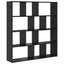 Bogskab Sort eg 132 x 29 x 141,5 cm Konstrueret træ