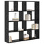 Bogskab Sort eg 132 x 29 x 141,5 cm Konstrueret træ