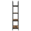 Bogreol 4 niveauer 80 x 30 x 146 cm Konstrueret træ Røget eg