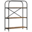 Bogreol 3 niveauer 80 x 30 x 109 cm Konstrueret træ Røget eg