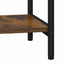 Bogreol 5 niveauer 60 x 30 x 183 cm Konstrueret træ Røget eg