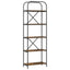 Bogreol Røget eg 60 x 30 x 183 cm Konstrueret træ